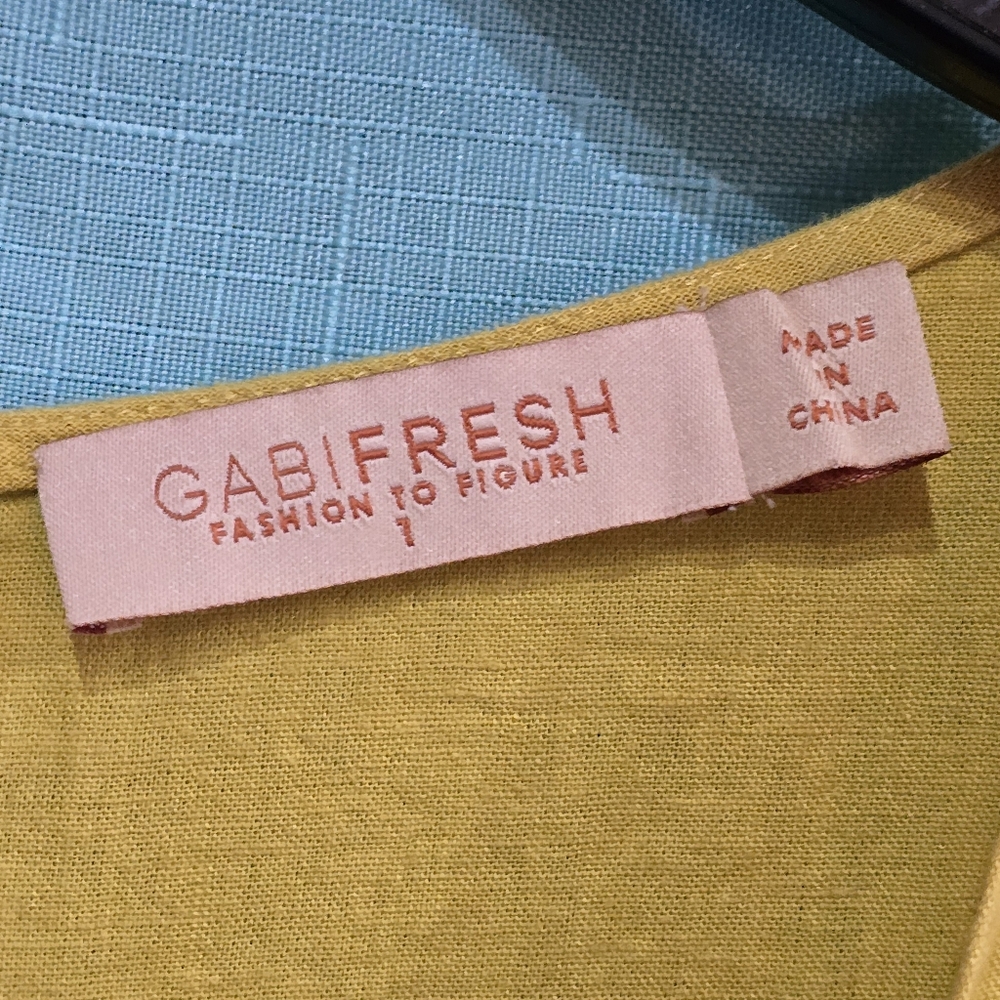 Gabifresh Fashion to Figures One Piece Romper Mustard Size 1 - Picture 4 of 5